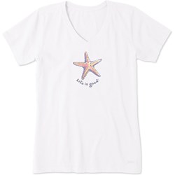 Life Is Good - Womens Pencily Starfish Crusher T-Shirt