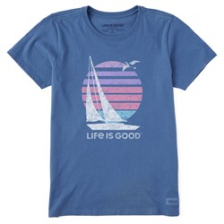 Life Is Good - Womens Seas The Day Crusher T-Shirt