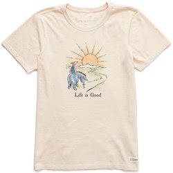 Life Is Good - Womens Storybook Eyeore & P Sunset Ride T-Shirt
