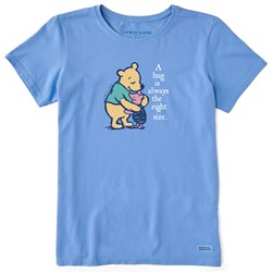 Life Is Good - Womens Storybook Hug Right Winnie & P T-Shirt