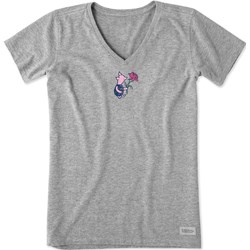 Life Is Good - Womens Storybook P & Rose Crusher T-Shirt
