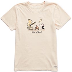 Life Is Good - Womens Storybook Winnie & P Campfire Crusher T-Shirt
