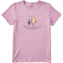 Life Is Good - Womens Storybook Winnie & P Peace Is Im T-Shirt