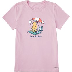 Life Is Good - Womens Storybook Winnie & P Seas The Da T-Shirt