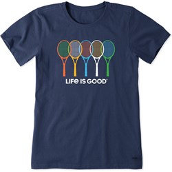 Life Is Good - Womens Tennis Spectrum Crusher-Lite T-Shirt