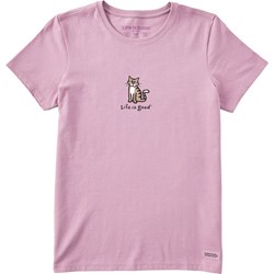 Life Is Good - Womens Vintage Tabby Al Mini Crusher T-Shirt