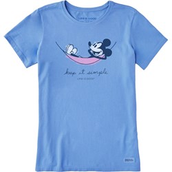 Life Is Good - Womens Watercolor Steamboat Willie Hamm T-Shirt