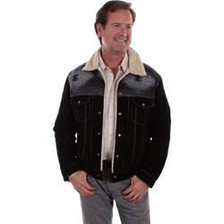 Scully - Mens Knit Inset Jacket