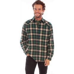 Scully - Mens Plaid Cotton Flannel