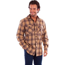 Scully - Mens Heavy Weight Wool Blend Flannel