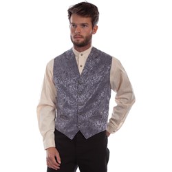 Scully - Mens Silk Flor Single Breasted Vest