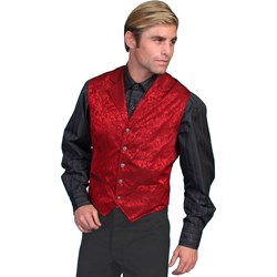 Scully - Mens Silk Flor Single Breasted Vest