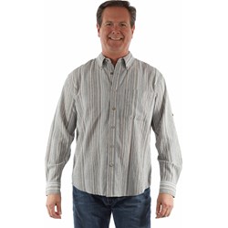 Scully - Mens Long Sleeve Seersucker Shirt