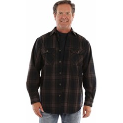 Scully - Mens Heavy Weight Wool Blend Flannel