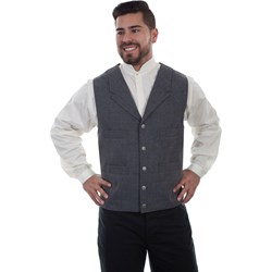 Scully - Mens 4 Pocket Polyester Vest