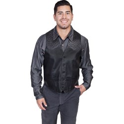 Scully - Mens Ostrich Trim Vest