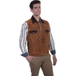 Scully - Mens Two Tone Vest/Concealed