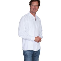 Scully - Mens Emb. Front Shirt