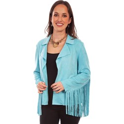 Scully - Womens Ultra Suede Fringe Jacket
