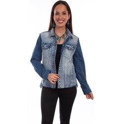 Scully - Womens Two-Tone Lt. Weight Denim Jacket