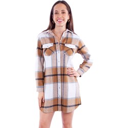 Scully - Womens Plaid Flannel Shirt-Dress