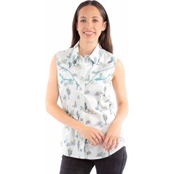 Scully - Womens Desert Cactus S/L Top