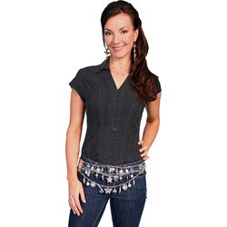 Scully - Womens Capsleeve Peruvian Cotton Blouse