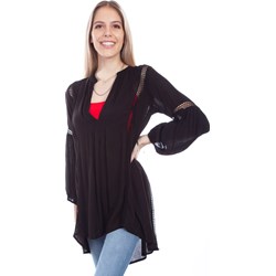 Scully - Womens Tunic W/Waffle Weave Insets
