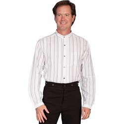 Scully - Mens Dobby Stripe Shirt