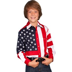 Scully - Kids Star/Flag Shirt