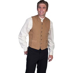 Scully - Mens Standup Round Collar Vest