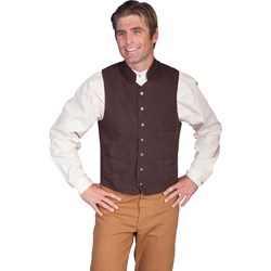 Scully - Mens Standup Round Collar Vest