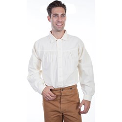 Scully - Mens Two Button Placket Shirt