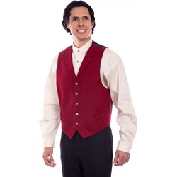 Scully - Mens Wool Blend Point Bottom Vest