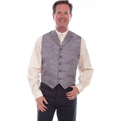 Scully - Mens Silk Single Breasted Vest