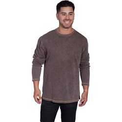 Scully - Mens Long Sleeve Rib Knit Shirt