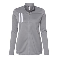 Adidas - Womens A483 3-Stripes Double Knit Full-Zip