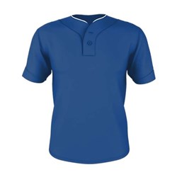 Alleson Athletic - Mens 52Mthj Two Button Mesh Baseball Jersey With Piping