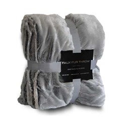 Alpine Fleece - Mens 8730 Faux Fur Throw
