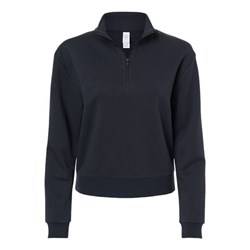 Alternative - Womens 8808Pf Eco-Cozy Fleece Mock Neck Quarter-Zip Sweatshirt