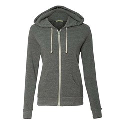 Alternative - Womens 9573 Adrian Eco-Fleece Full-Zip Hooded Sweatshirt