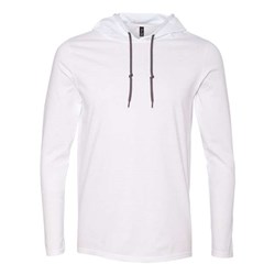 Anvil By Gildan - Mens 987 Softstyle Lightweight Hooded Long Sleeve T-Shirt