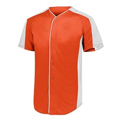 Augusta Sportswear - Mens 1655 Full Button Baseball Jersey