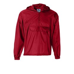 Augusta Sportswear - Mens 3130 Packable Half-Zip Hooded Pullover Jacket