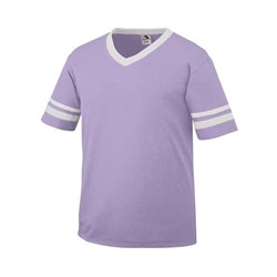 Augusta Sportswear - Mens 360 V-Neck Jersey With Striped Sleeves