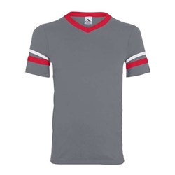 Augusta Sportswear - Kids 361 V-Neck Jersey With Striped Sleeves