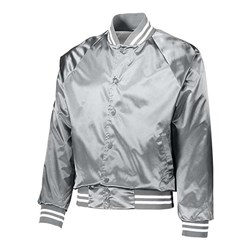 Augusta Sportswear - Mens 3610 Satin Baseball Jacket Striped Trim