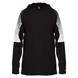 Badger - Kids 2211 Lineup Hooded Long Sleeve T-Shirt