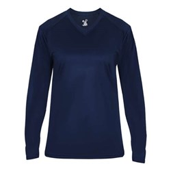 Badger - Womens 4064 Ultimate Softlock V-Neck Long Sleeve T-Shirt