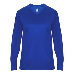 Badger - Womens 4064 Ultimate Softlock V-Neck Long Sleeve T-Shirt